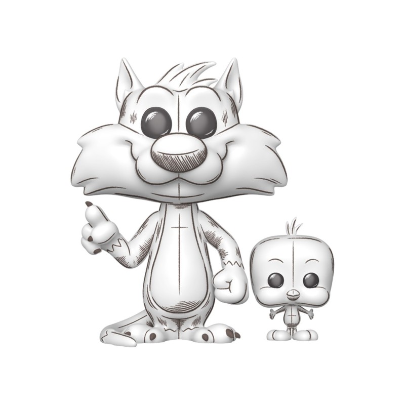 Funko POP! Vinyl Buddy Sylvester & Tweety (Sketched Deco) - Looney Tunes