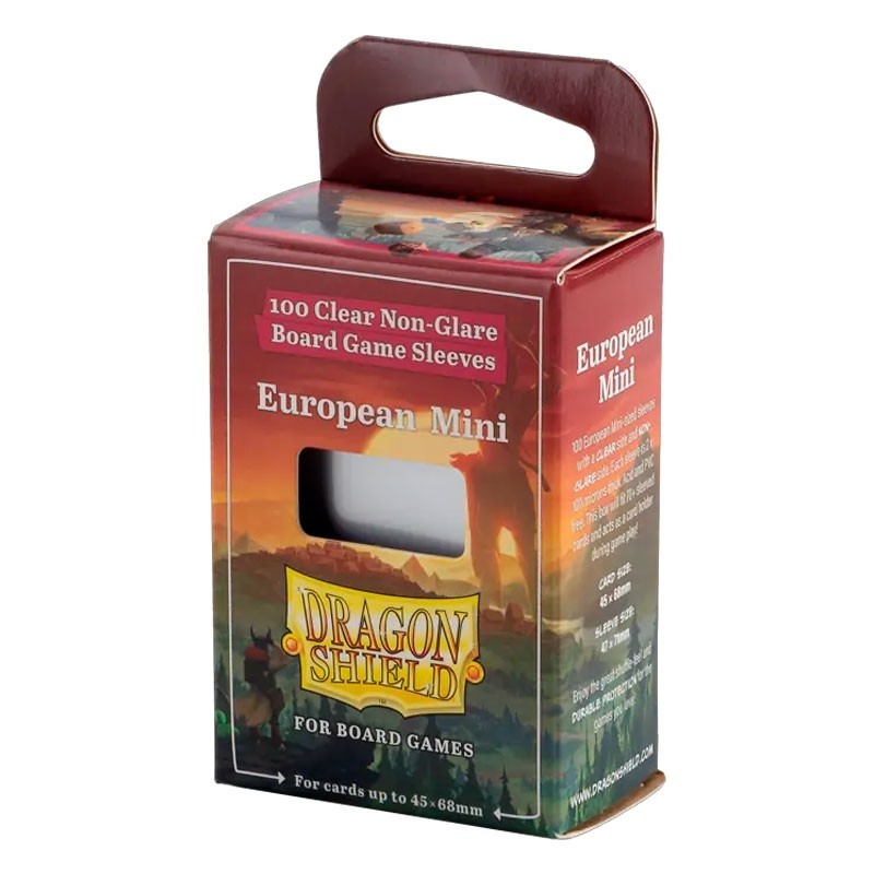 Fundas Juegos de mesa European Mini 45x68 mm - Dragon Shield