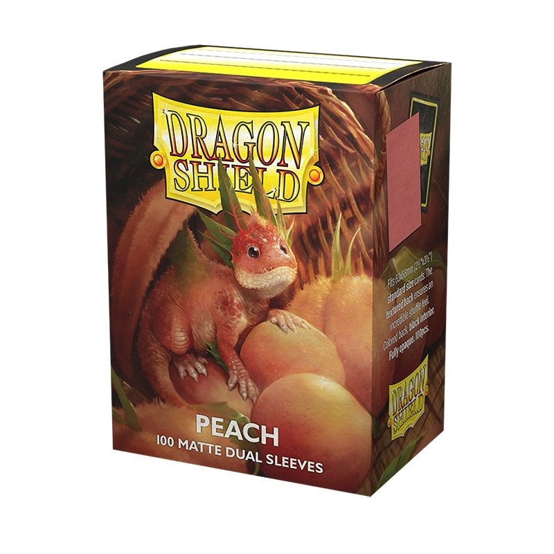 Fundas Standard Dual Matte Peach'Piip (100 fundas) Dragon Shield.