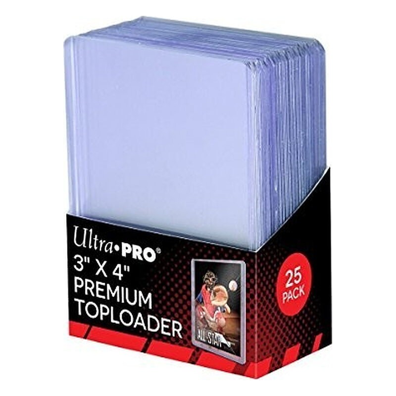 Fundas Standard Toploader Super Clear Premium (25 unidades) Ultra Pro.
