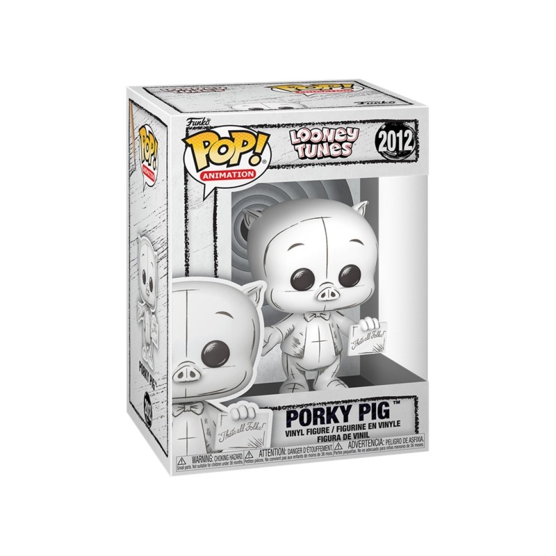 Funko POP! Vinyl Porky Pig (Sketched Deco) - Looney Tunes