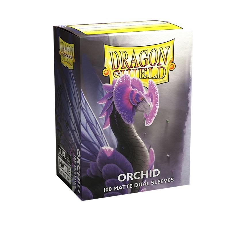 Fundas Standard Dual Matte Orchid Emme Morado (100 fundas) Dragon Shield.