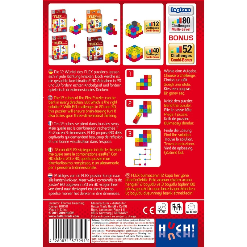 Flex puzzler (EN/FR/GR/DE/DA)