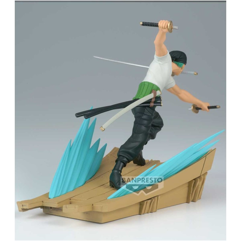 Figuras ONE PIECE SENKOZEKKEI-RORONOA ZORO- de 11 cm