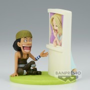 Figuras ONE PIECE WORLD COLLECTABLE FIGURE LOG STORIES USOPP&KAYA - 7 cm de Banpresto