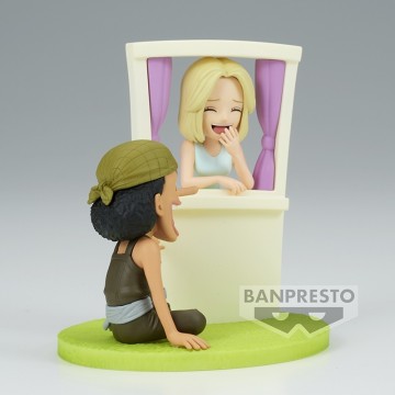 Figuras ONE PIECE WORLD COLLECTABLE FIGURE LOG STORIES USOPP&KAYA - 7 cm de Banpresto
