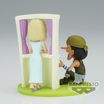 Figuras ONE PIECE WORLD COLLECTABLE FIGURE LOG STORIES USOPP&KAYA - 7 cm de Banpresto