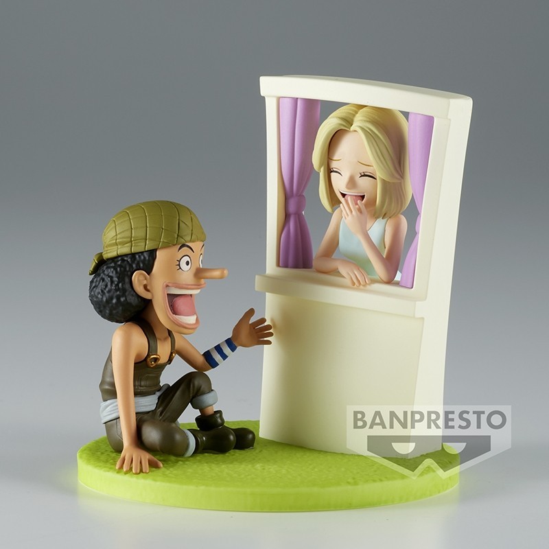 Figuras ONE PIECE WORLD COLLECTABLE FIGURE LOG STORIES USOPP&KAYA - 7 cm de Banpresto