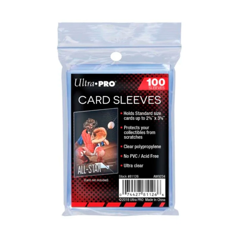 Fundas Standard Regular Cards (100 fundas) Ultra Pro.