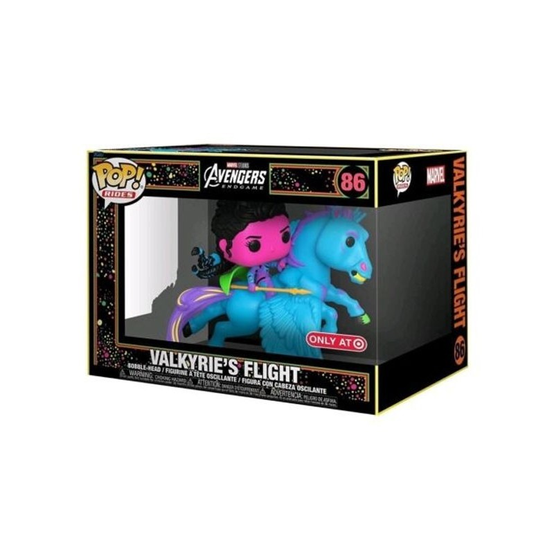 Funko Pop! Ride Valkyrie(BLKLT) - Marvel