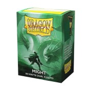 Fundas Standard Dual Matte Might Verde (100 fundas) - Dragon Shield