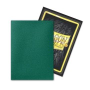 Fundas Standard Matte - 63mm x 88mm Metallic Green / Power - Dragon Shield