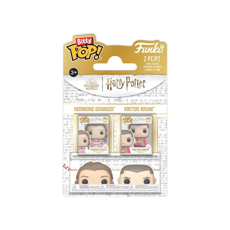 Funko Bitty POP! 2-Pack Hermione Granger and Viktor Krum - Harry Potter