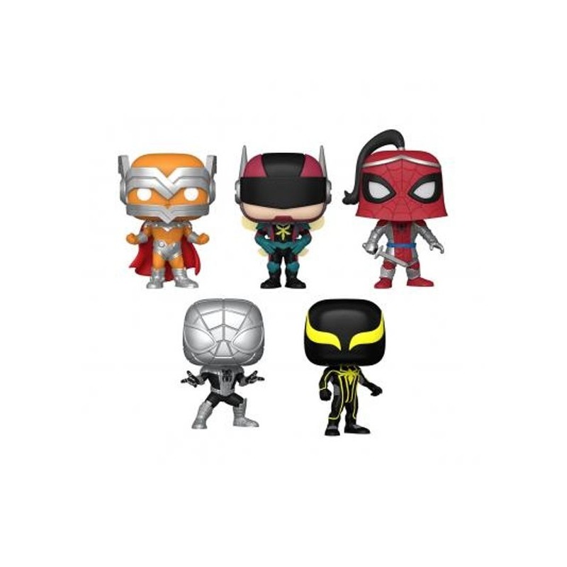 Funko POP! Vinyl 5-PACK Spider-man (Exc) - Marvel