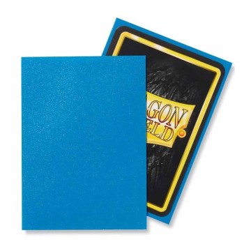 Fundas Standard Sapphire Matte Color Azul (100 fundas) Dragon Shield.