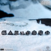 Dados Night's Watch (8 unidades) Juego de Tronos - Q Workshop