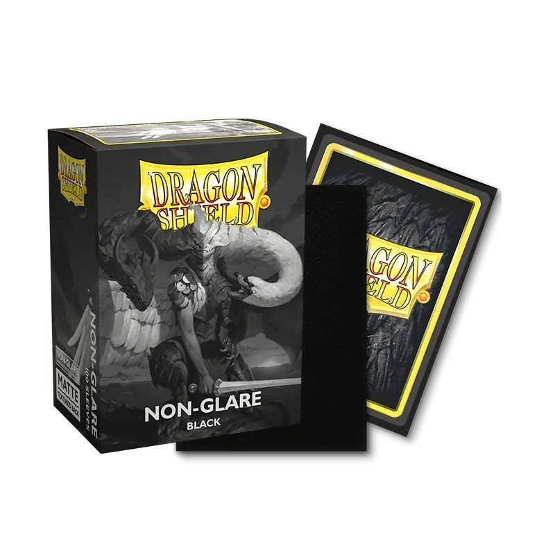 Fundas Standard Non Glare 63mm x 88mm Black - Dragon Shield