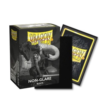 Fundas Standard Non Glare 63mm x 88mm Black - Dragon Shield