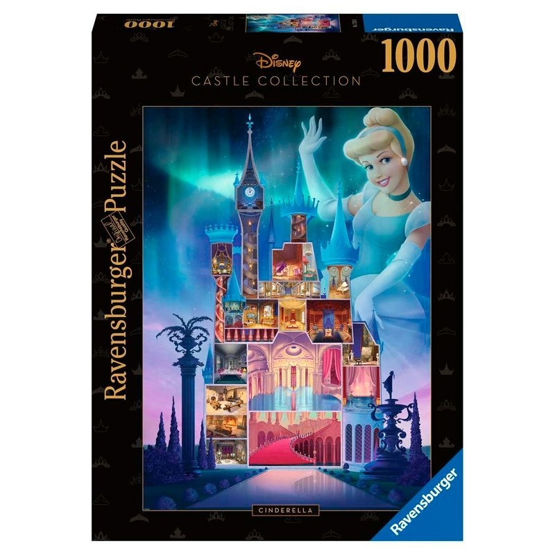 Puzzles Cinderella - Disney Castles 1000pc de Ravensburger
