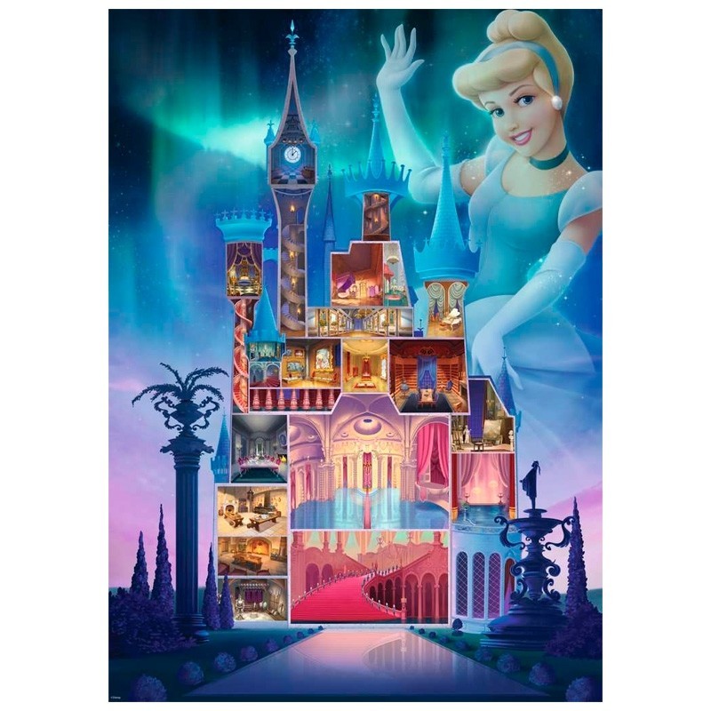 Puzzles Cinderella - Disney Castles 1000pc de Ravensburger