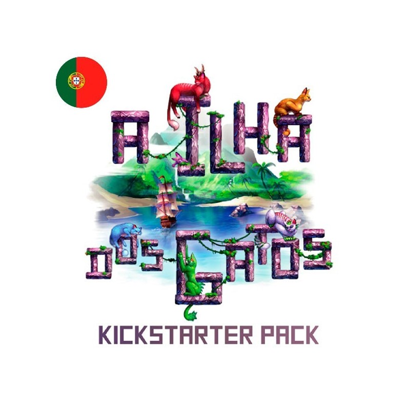 A Ilha dos Gatos Kickstarter Pack (Portugués)