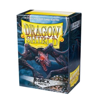 Fundas Standard Matte Negro (100 fundas) Dragon Shield