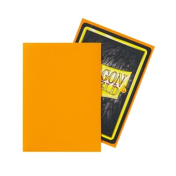 Fundas Standard Matte Naranja (100 fundas) Dragon Shield.