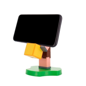 Figura Stand Minecraft: Piglin Cable Guys Holdems, Mini Phone Stand and Device Holder Minecraft - Exquisite Gaming