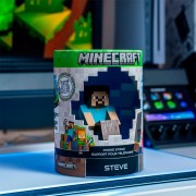Figura Stand Minecraft: Steve Cable Guys Holdems, Mini Phone Stand and Device Holder Minecraft - Exquisite Gaming