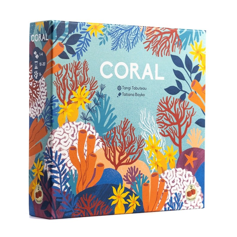 Coral Juego de mesa en Español, Francés y Alemán - 2Tomatoes Games