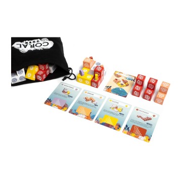 Coral Juego de mesa en Español, Francés y Alemán - 2Tomatoes Games