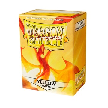 Fundas Standard Matte Amarillo (100 fundas) Dragon Shield.
