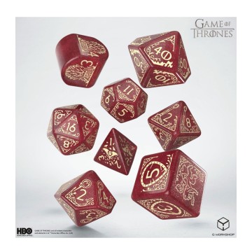 Dados Lannister (8 unidades) Juego de Tronos - Q Workshop