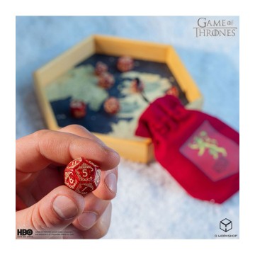 Dados Lannister (8 unidades) Juego de Tronos - Q Workshop
