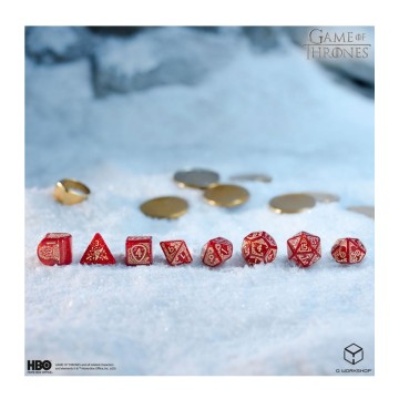 Dados Lannister (8 unidades) Juego de Tronos - Q Workshop