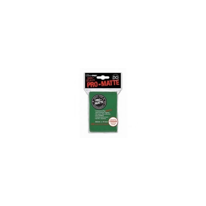 Fundas Standard Pro Matte Verde (50 fundas) Ultra Pro.