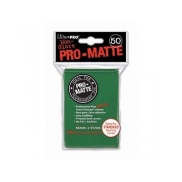 Fundas Standard Pro Matte Verde (50 fundas) Ultra Pro.