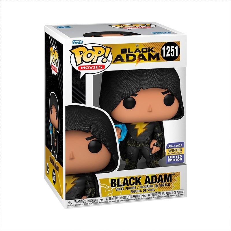 Funko Pop! Vinyl Black Adam w/Cloak - DC Comics
