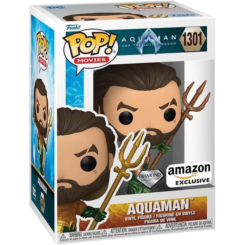 Funko POP! Vinyl (Exc) Aquaman (DGLT) - DC Comics