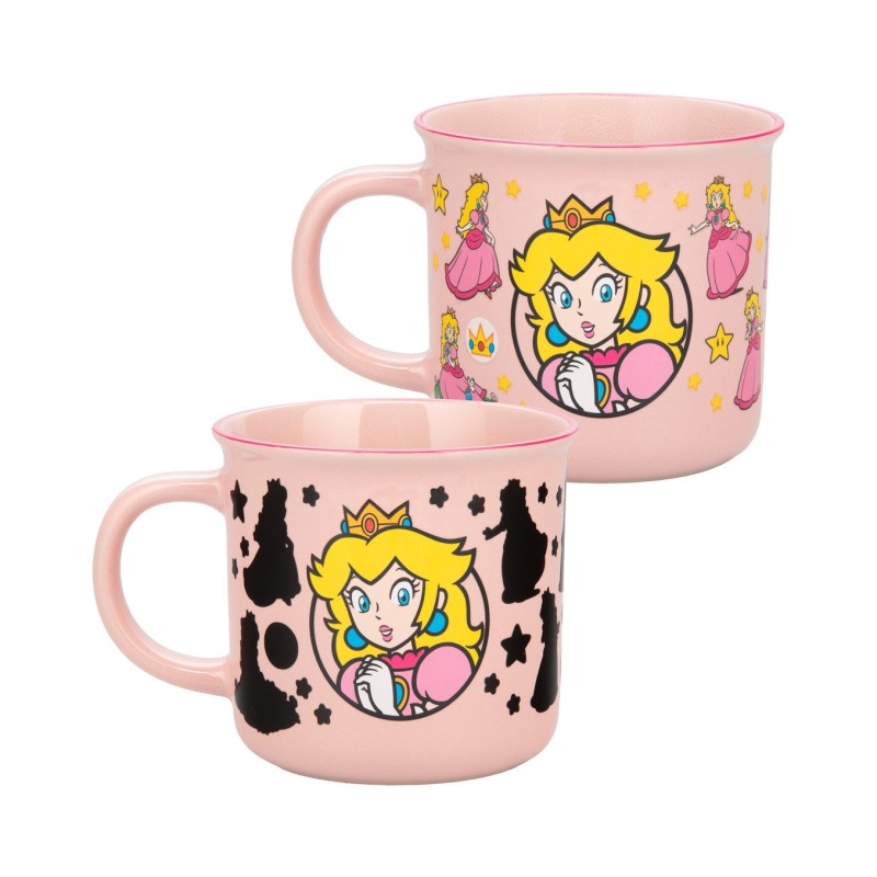 Taza Cambia Color Princess Peach - Super Mario - Paladone
