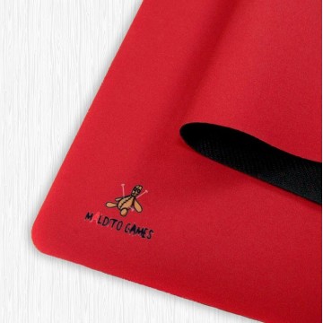 Tapete de neopreno 150x90 cm - ROJO LISO (Edición 2023)