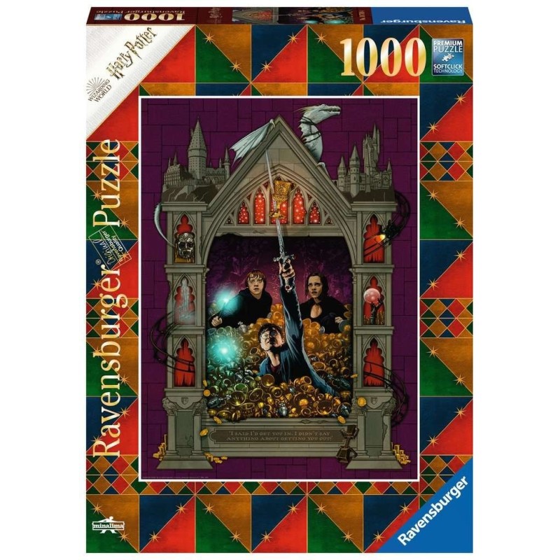 Puzzle 1000 pz - Illustrati: Harry Potter H Book Edition