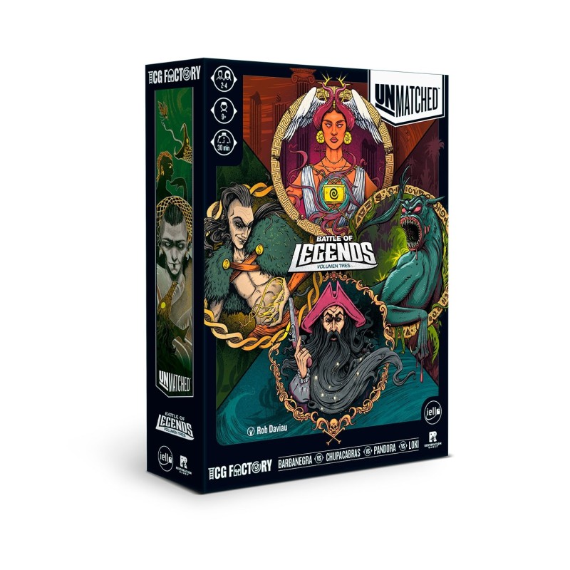 Unmatched Battle of Legends Volumen 3 en Español - Juego de mesa TCG Factory