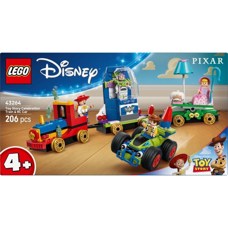 LEGO-43264 Tren de Celebración de Toy Story y Coche RC