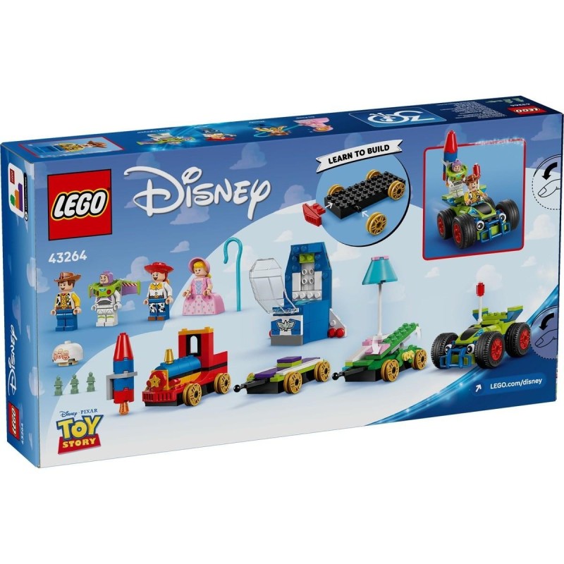 LEGO-43264 Tren de Celebración de Toy Story y Coche RC