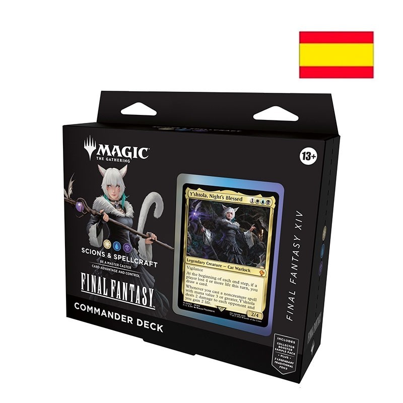 Commander Display (4 Mazos) Final Fantasy Español - Magic The Gathering