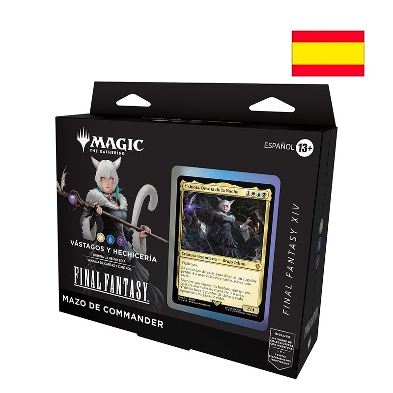 Commander Display (4 Mazos) Final Fantasy Español - Magic The Gathering