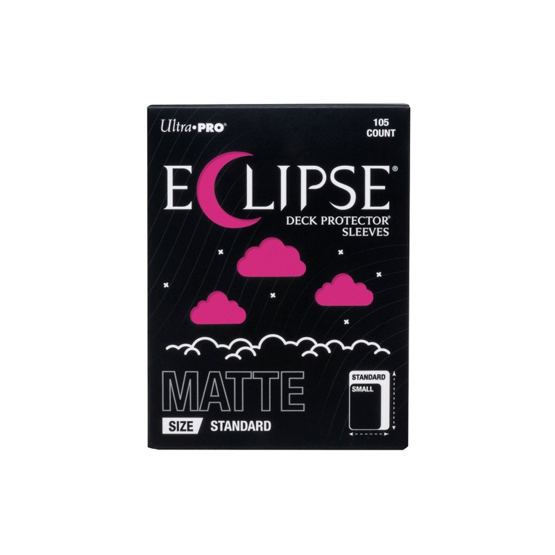 Fundas Standard Eclipse Matte Hot Pink (105 unidades) - Ultra Pro
