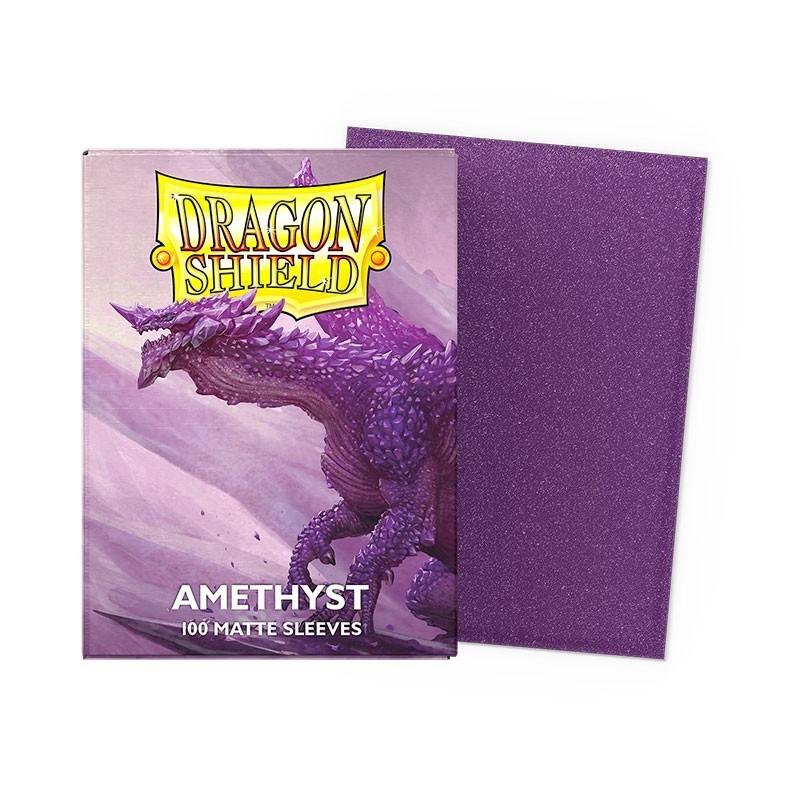 Fundas Standard Matte Morado Amethyst (100 unidades) - Dragon Shield