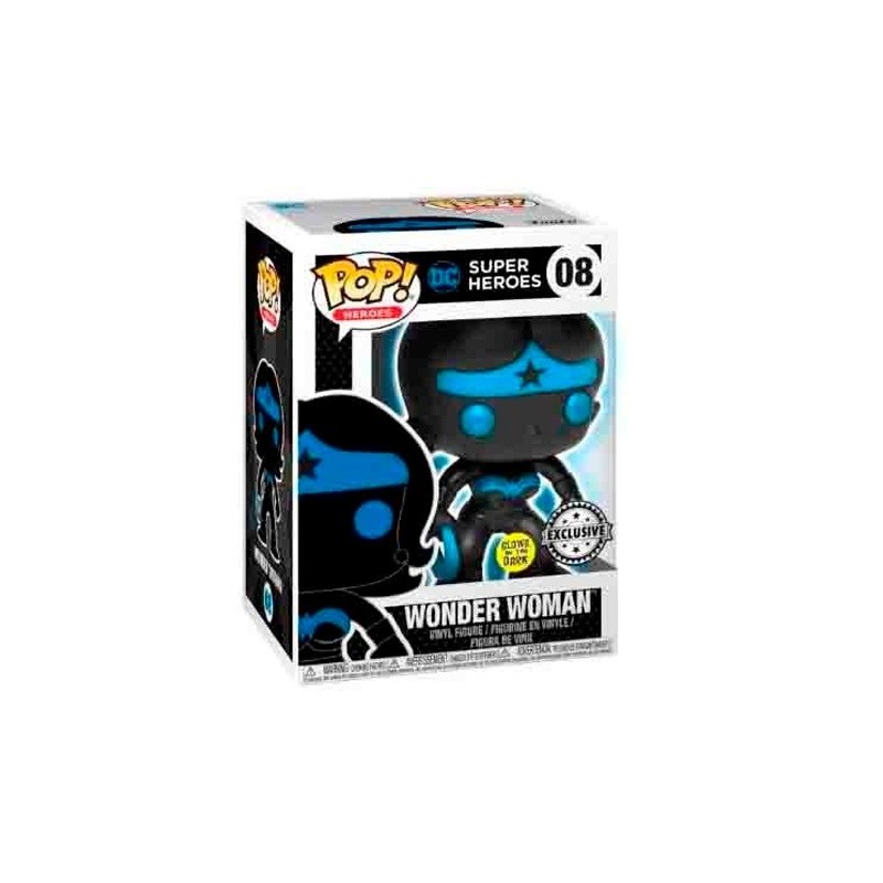 Funko POP! 08 Justice League Wonder Woman Silhouette Exclusive - DC Comics